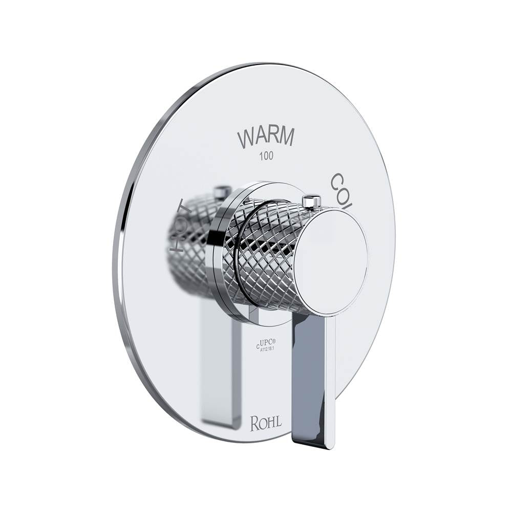 ROHL TTE13W1LMAPC Tenerife 3/4" Thermostatic Trim Without Volume Control In Polished Chrome