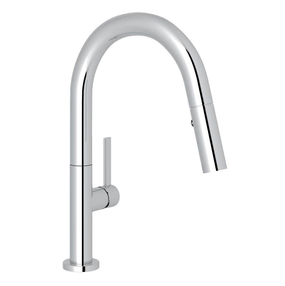 ROHL R7581SLMAPC-2 Lux Pull-Down Bar/Food Prep Kitchen Faucet In Polished Chrome