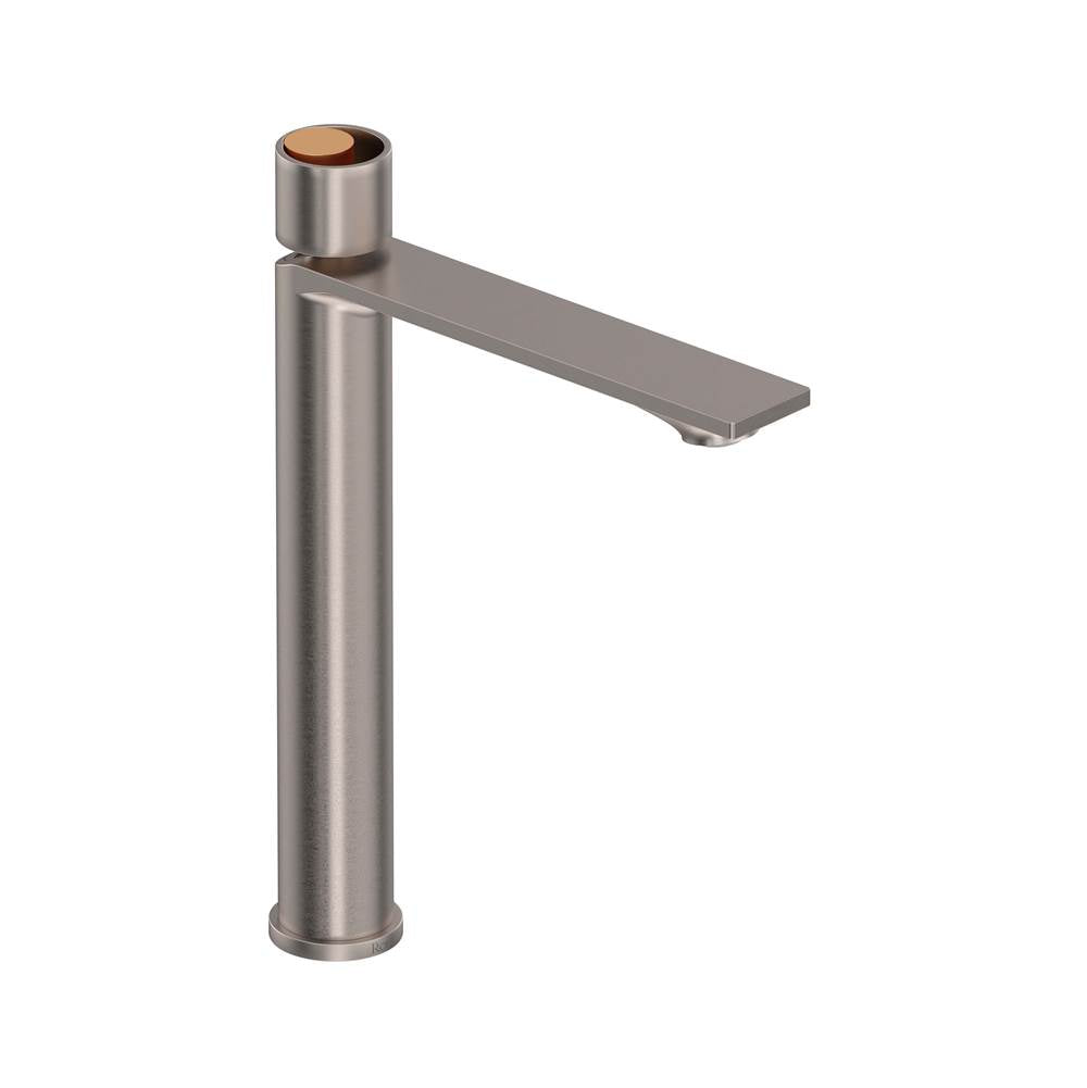 ROHL EC02D1IWSNG Eclissi Single Handle Tall Lavatory Faucet In Satin Nickel/Satin Gold