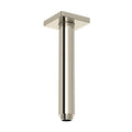 ROHL 70527SAPN 7" Reach Ceiling Mount Shower Arm With Square Escutcheon In Polished Nickel