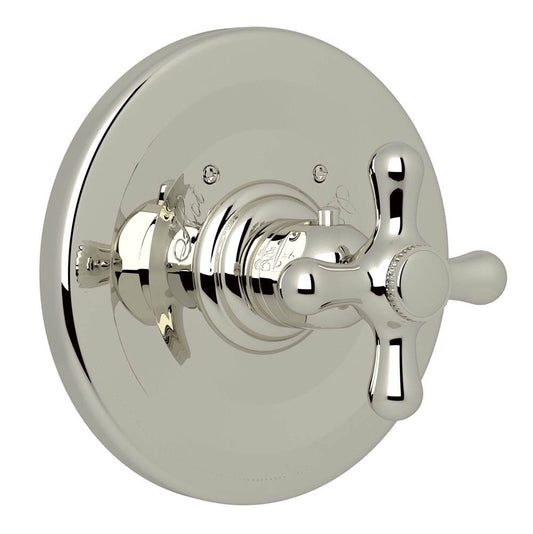 ROHL A2914XMPN Verona 3/4" Thermostatic Trim Without Volume Control In Polished Nickel