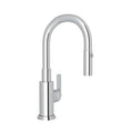 ROHL A3430SLMAPC-2 Lombardia Pull-Down Bar/Food Prep Kitchen Faucet In Polished Chrome