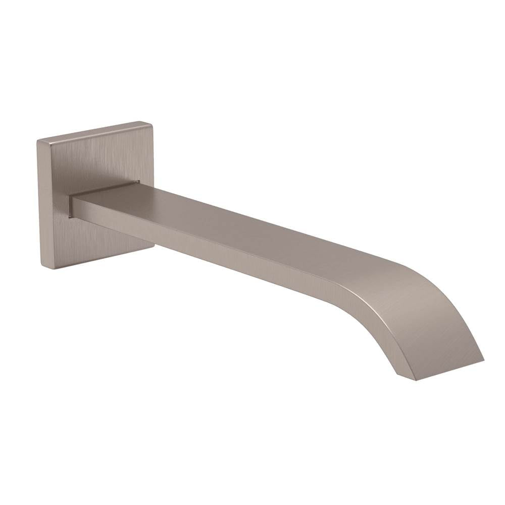 ROHL WA24-STN Wave Wall Mount Tub Spout In Satin Nickel