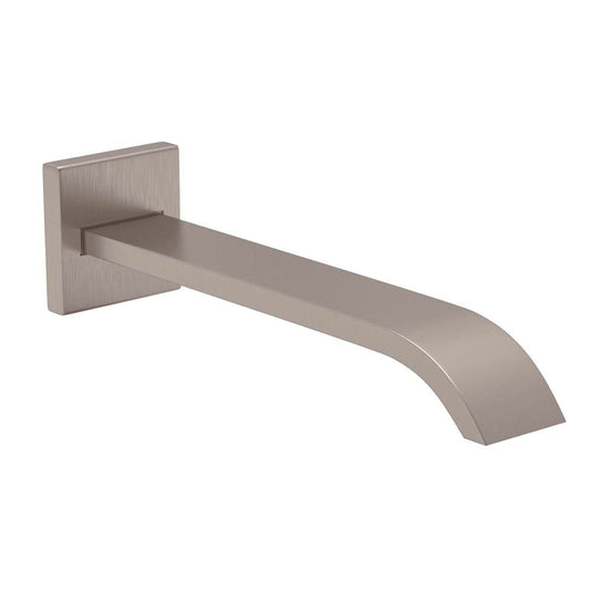 ROHL WA24-STN Wave Wall Mount Tub Spout In Satin Nickel