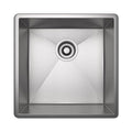 ROHL RSS1515SB Forze 15" Single Bowl Stainless Steel Kitchen Or Bar/Food Prep Sink In Brushed Stainless Steel
