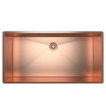 ROHL RSS3618SC Forze 36" Single Bowl Stainless Steel Kitchen Sink In Stainless Copper
