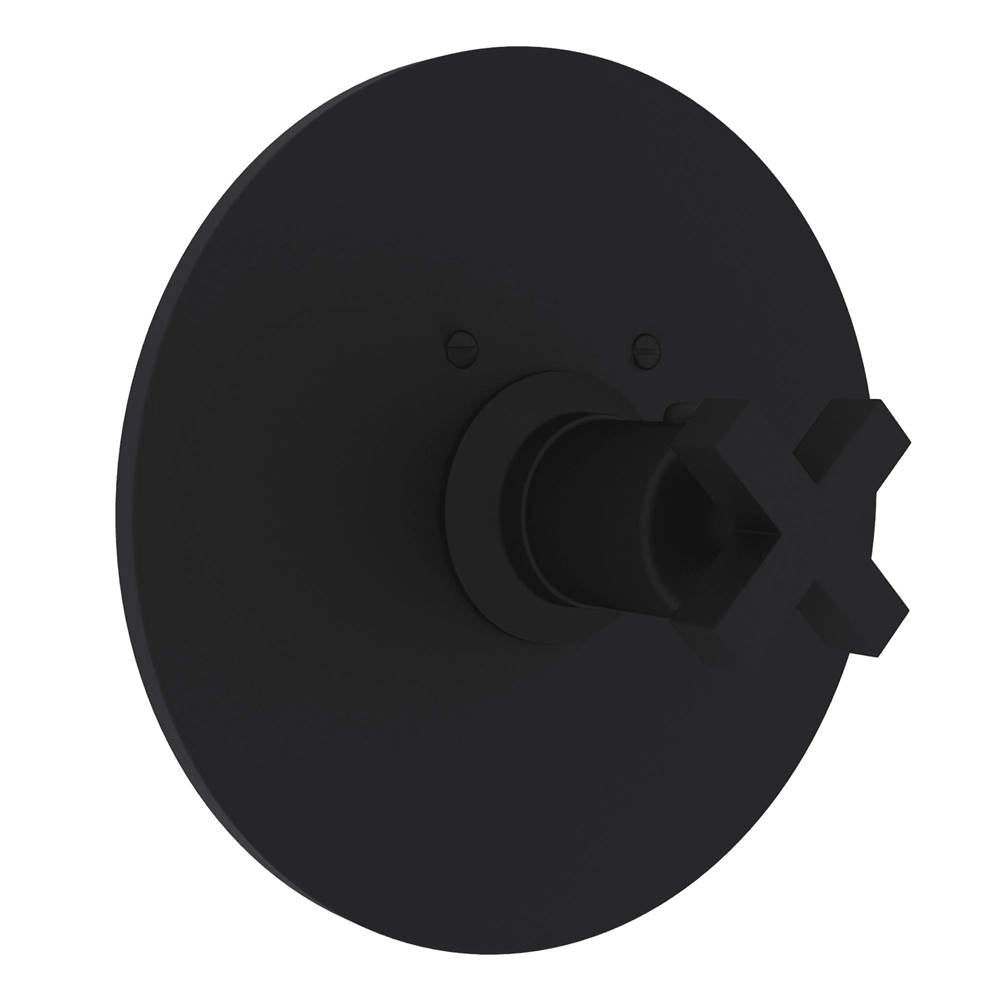 ROHL A4214XMMB Lombardia 3/4" Thermostatic Trim Without Volume Control In Matte Black