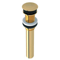 ROHL 5445ULB Push Drain Without Overflow In Unlacquered Brass