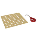 ROHL DC3143ULB Matrix Decorative Drain Cover In Unlacquered Brass