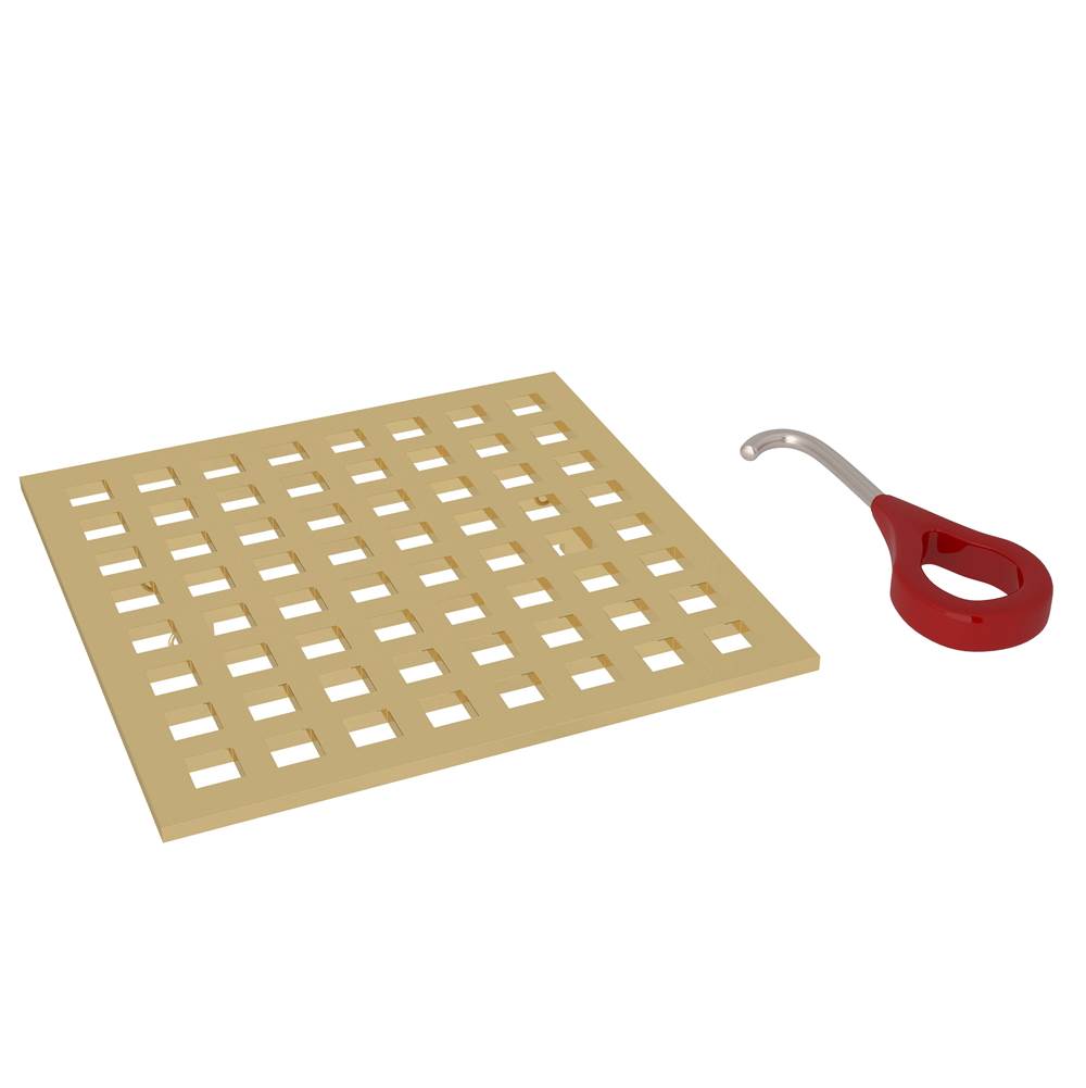 ROHL DC3143ULB Matrix Decorative Drain Cover In Unlacquered Brass