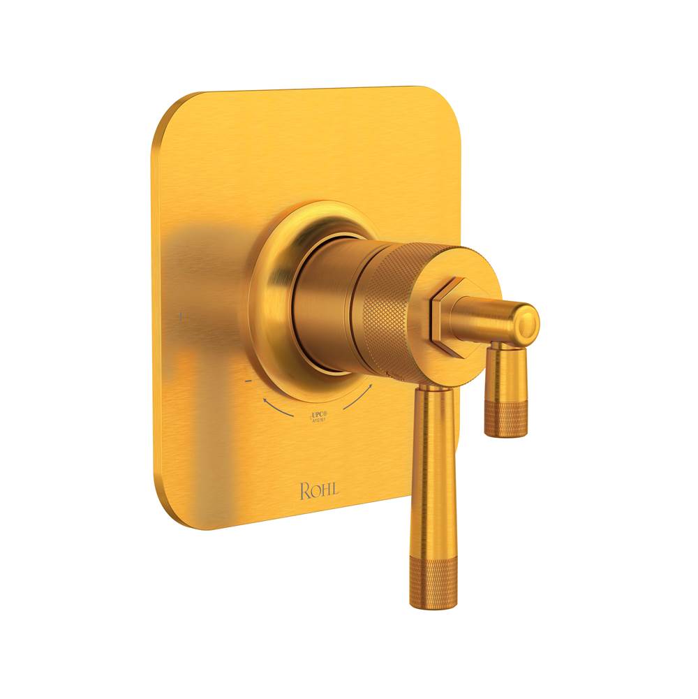 ROHL TMB44W1LMSG Graceline 1/2" Therm & Pressure Balance Trim with 2 Functions (No Share) In Satin Gold