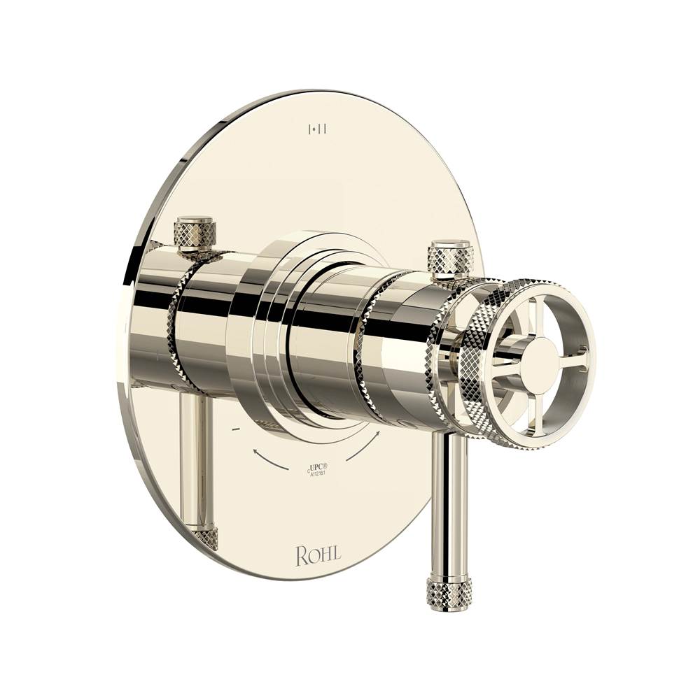 ROHL TCP23W1ILPN Campo 1/2" Therm & Pressure Balance Trim with 3 Functions (Shared) In Polished Nickel