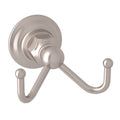 ROHL ROT7DSTN Double Robe Hook In Satin Nickel