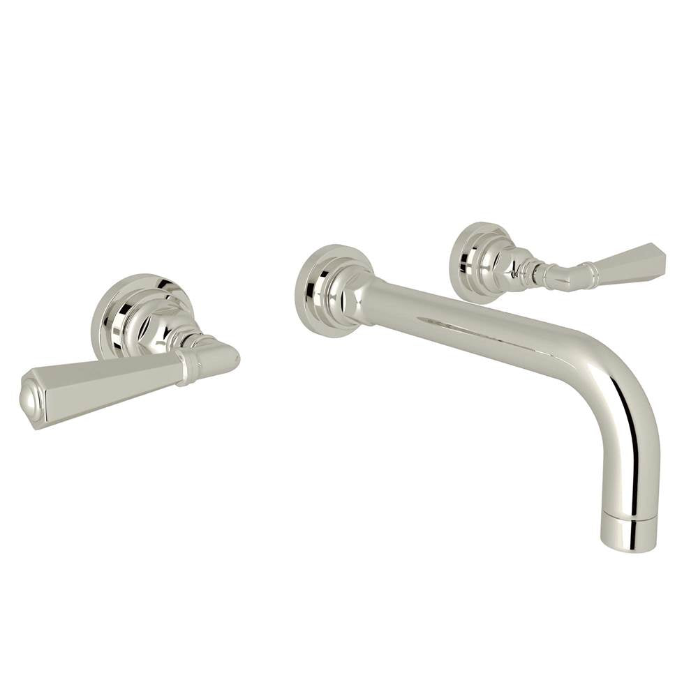 ROHL A2307LMPNTO-2 San Giovanni Wall Mount Lavatory Faucet In Polished Nickel