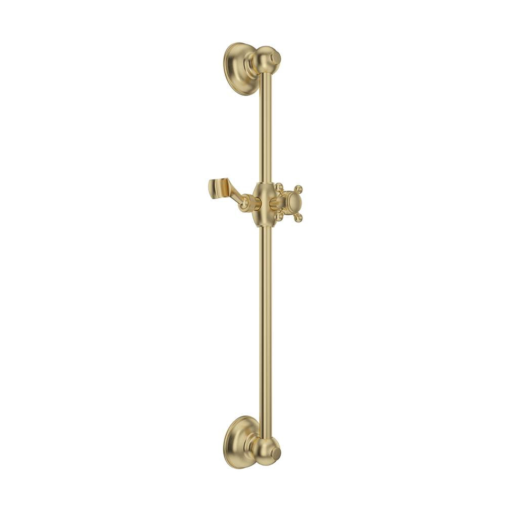 ROHL 1201SUB 22" Slide Bar In Satin Unlacquered Brass