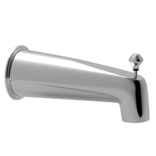 ROHL RT8000APC Wall Mount Tub Spout With Diverter In Polished Chrome