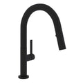 ROHL R7581SLMMB-2 Lux Pull-Down Bar/Food Prep Kitchen Faucet In Matte Black