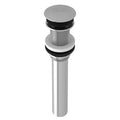 ROHL 5445STN Push Drain Without Overflow In Satin Nickel