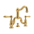ROHL A1419LMIB-2 Acqui Bridge Lavatory Faucet In Italian Brass