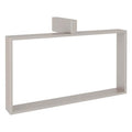 ROHL QU220-STN Quartile Rectangular Towel Holder Ring In Satin Nickel