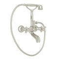 ROHL A1901XMPN Palladian Exposed Wall Mount Tub Filler In Polished Nickel