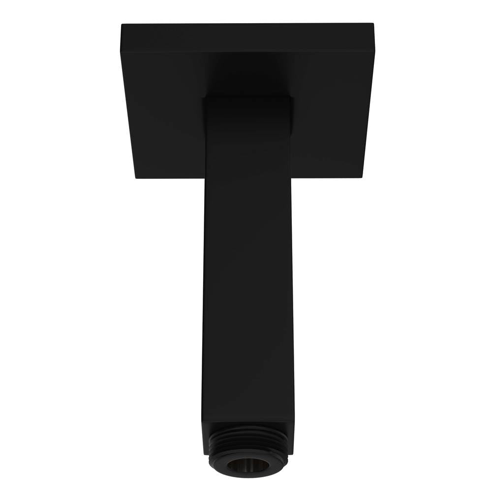 ROHL 1510/3MB 3" Ceiling Mount Shower Arm With Square Escutcheon In Matte Black