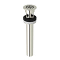 ROHL 7444PN Grid Drain With Overflow In Polished Nickel