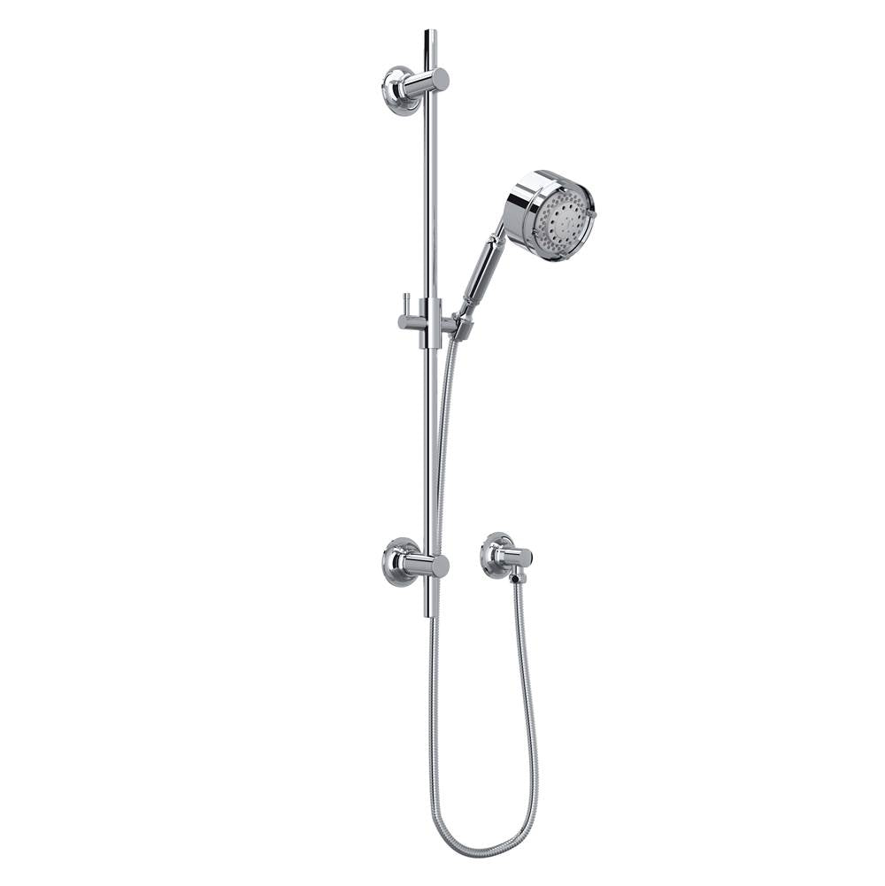 ROHL MB2046APC Handshower Set With 24" Slide Bar and 5-Function Handshower In Polished Chrome