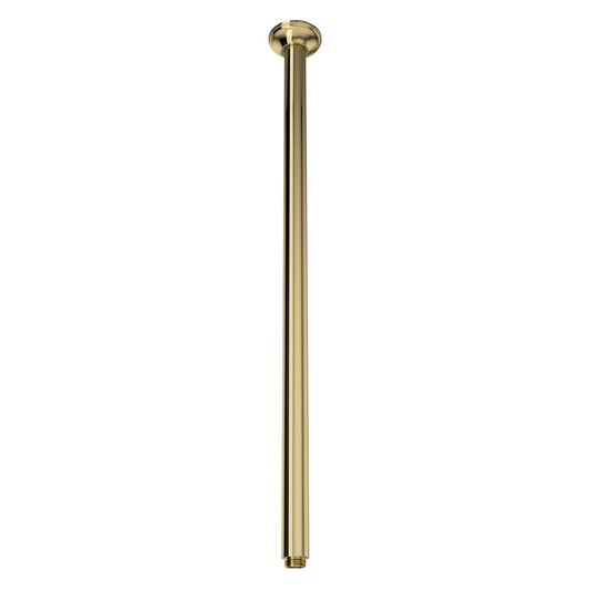 ROHL 1505/24ULB 24" Ceiling Mount Shower Arm In Unlacquered Brass