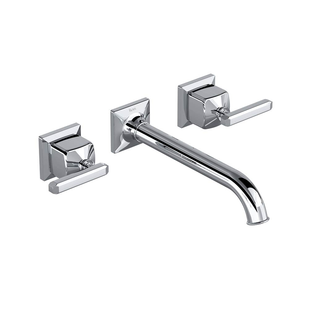 ROHL TAP08W3LMAPC Apothecary Wall Mount Lavatory Faucet Trim In Polished Chrome