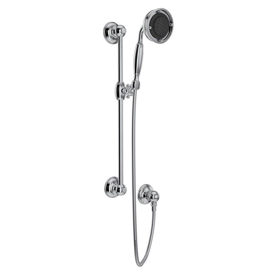 ROHL 1311APC Handshower Set With 22" Slide Bar and 3-Function Handshower In Polished Chrome