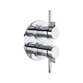 ROHL LB83W1LMAPC Lombardia 3/4" Therm & Pressure Balance Multi-Function System In Polished Chrome