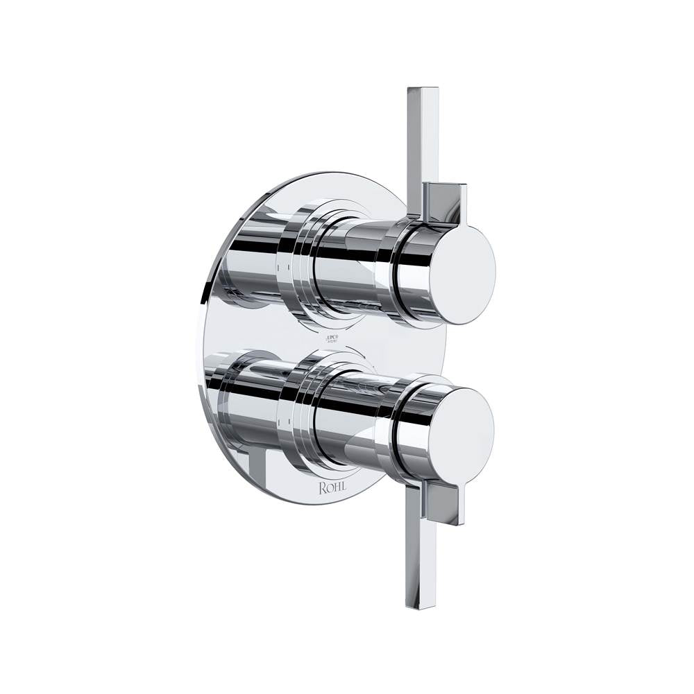 ROHL LB83W1LMAPC Lombardia 3/4" Therm & Pressure Balance Multi-Function System In Polished Chrome