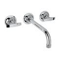 ROHL MB2030DMAPCTO-2 Graceline Wall Mount Lavatory Faucet In Polished Chrome