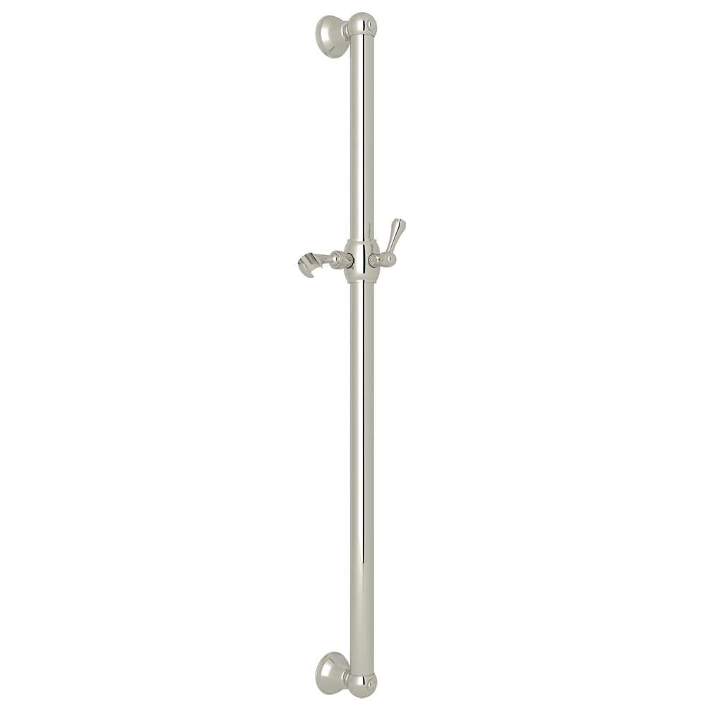 ROHL 1270PN 36" Grab Bar With Sliding Handshower Holder In Polished Nickel