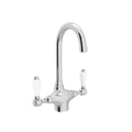 ROHL A1667LPAPC-2 San Julio Two Handle Bar/Food Prep Kitchen Faucet In Polished Chrome