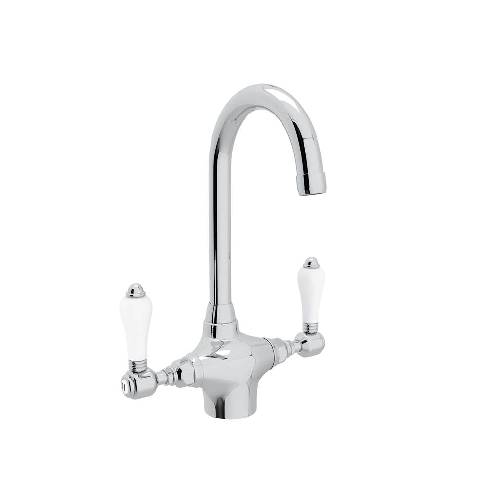 ROHL A1667LPAPC-2 San Julio Two Handle Bar/Food Prep Kitchen Faucet In Polished Chrome