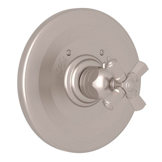 ROHL A4814XMSTN Palladian 3/4" Thermostatic Trim Without Volume Control In Satin Nickel