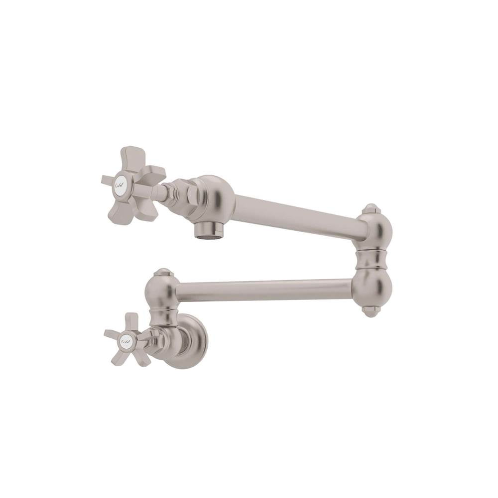 ROHL A1451XSTN-2 Pot Filler In Satin Nickel