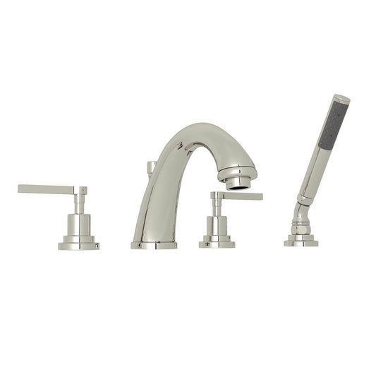 ROHL A1264LMAPC Lombardia 4-Hole Deck Mount Tub Filler In Polished Chrome
