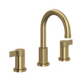 ROHL TE08D3LMAG Tenerife Widespread Lavatory Faucet With C-Spout In Antique Gold