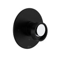 ROHL TEC51W1IWMBC Eclissi 1/2" Pressure Balance Trim In Matte Black/Polished Chrome