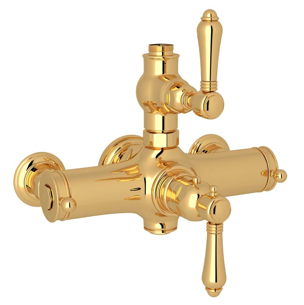 ROHL A4917LMIB Exposed Therm Valve With Volume and Temperature Control In Italian Brass