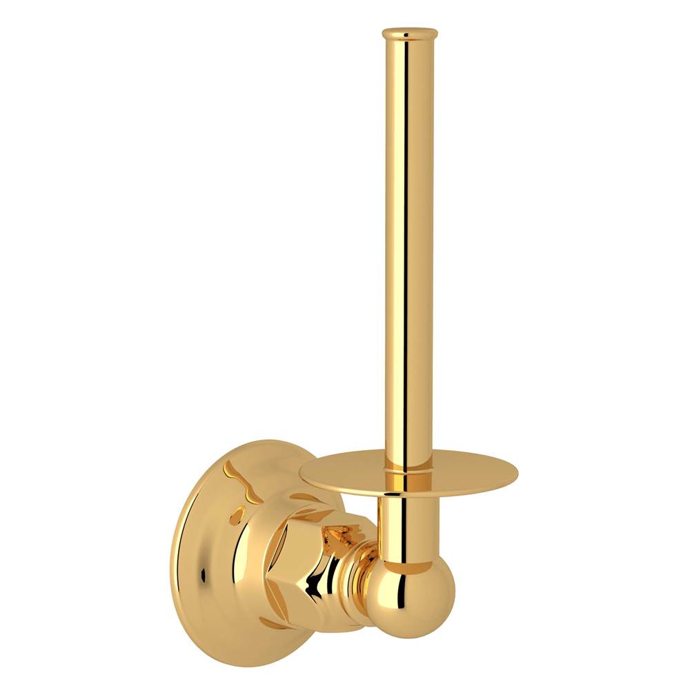 ROHL ROT19IB Spare Toilet Paper Holder In Italian Brass