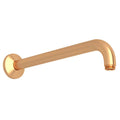 ROHL 1120/12SG 12" Reach Wall Mount Shower Arm In Satin Gold