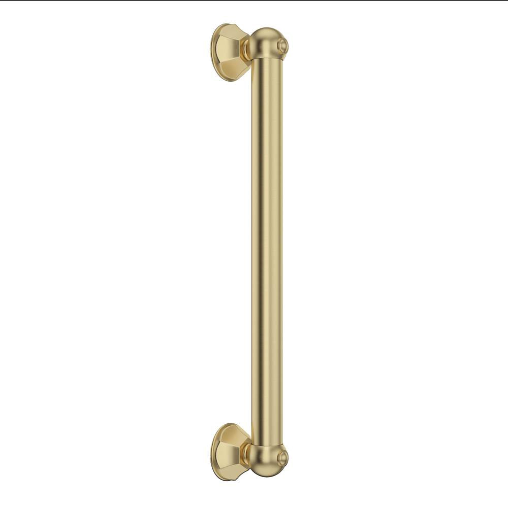 ROHL 1277SUB 18" Grab Bar In Satin Unlacquered Brass