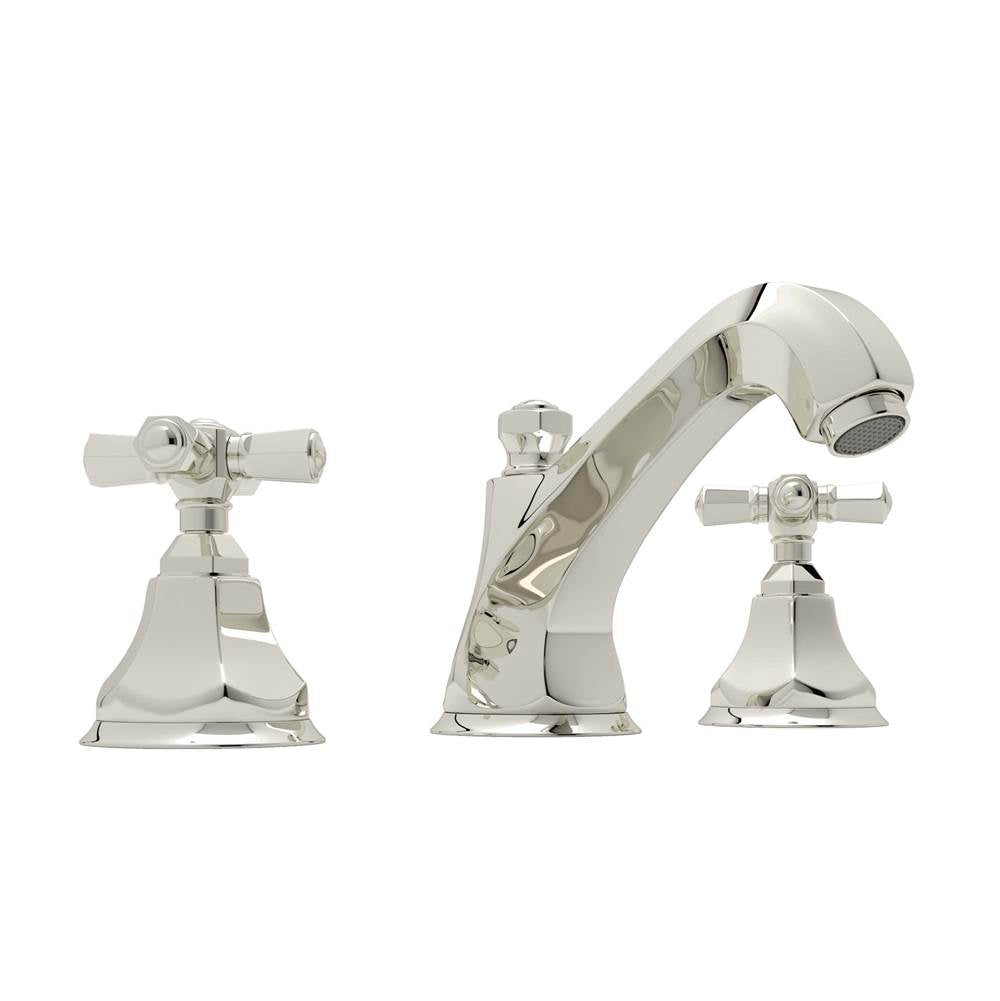 ROHL A1908XMPN-2 Palladian Widespread Lavatory Faucet In Polished Nickel