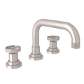ROHL A3318IWSTN-2 Campo Widespread Lavatory Faucet In Satin Nickel