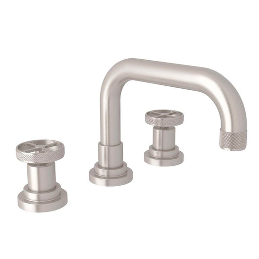 ROHL A3318IWSTN-2 Campo Widespread Lavatory Faucet In Satin Nickel