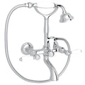 ROHL A1401LPAPC Exposed Wall Mount Tub Filler In Polished Chrome